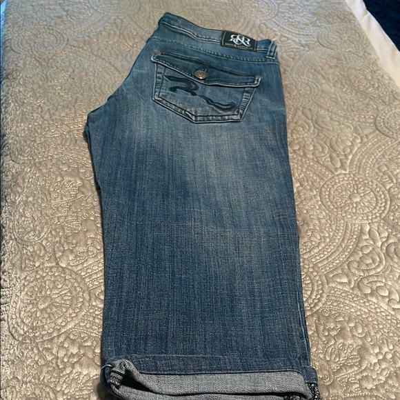 Rock & Republic Blue Jeans with Signature R Design - Picture 2 of 10